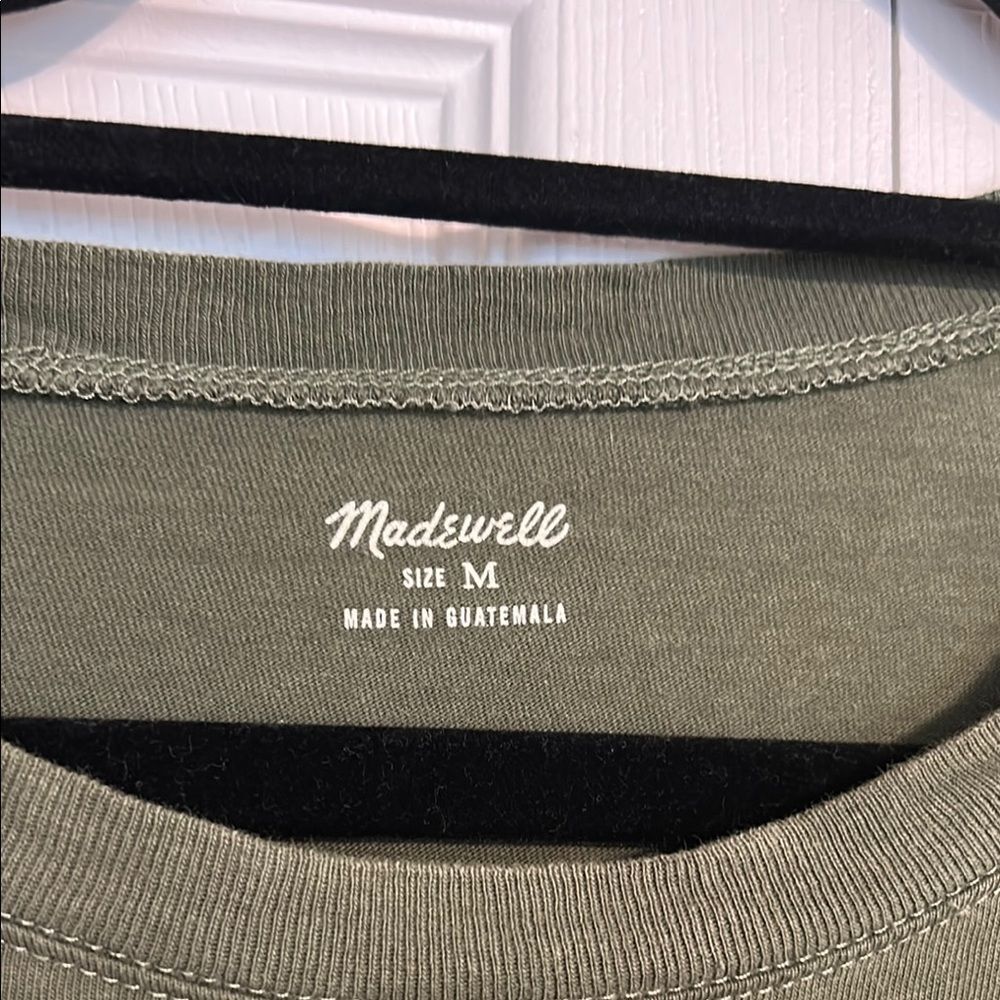 MADEWELL ANN TAYLOR LOFT Vintage Soft Green Blue Short Sleeve T-Shirts Green - Picture 3 of 10